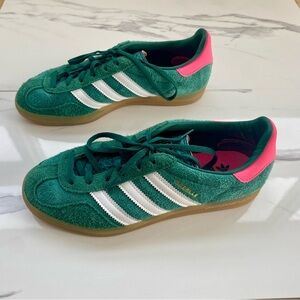 adidas Gazelle Indoor Collegiate Green Lucid Pink